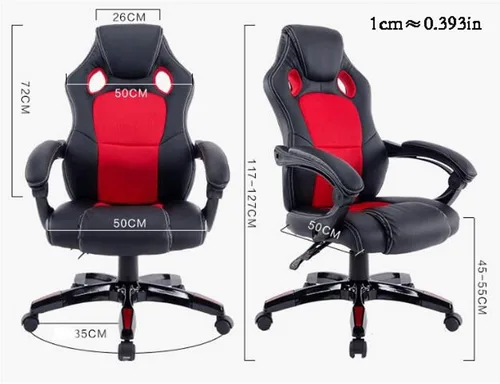Miniatura 2 de YYDS Silla reclinable para juegos, silla giratoria de elevación ergonómica ejecutiva con ancla de elevación giratoria, silla de deportes deportivos
