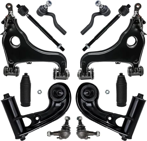 Miniatura 42 de Detroit Axle - Kit de extremo delantero para Ford 1998-2001 Explorer Mercury Mountaineer, 4 barras estabilizadoras delanteras y traseras, 2 brazos