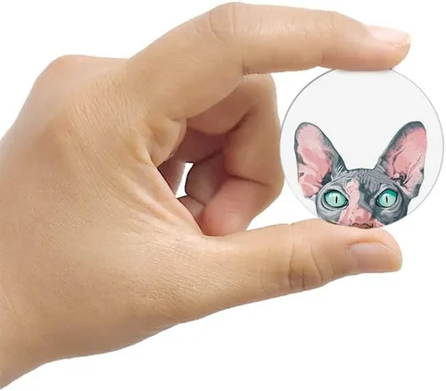 Miniatura 3 de WIRESTER Juego de 6 divertidos imanes decorativos para el hogar, oficina, aula, bonitos imanes para pegar en computadora, nevera, lavadora