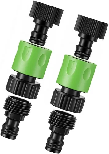 Paquete de 2 adaptadores de manguera compatibles con adaptadores de manguera Karcher K1700 a K2300PS K3 Follow Me K1 Entrada a K5 Premium G220 a
