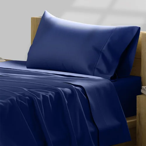 Miniatura 60 de TEXAS LINEN CO. Juego de sábanas de algodón egipcio Split King - 600 número de hilos, 5 piezas, sábanas blancas para cama ajustable, fibra 19: Raya