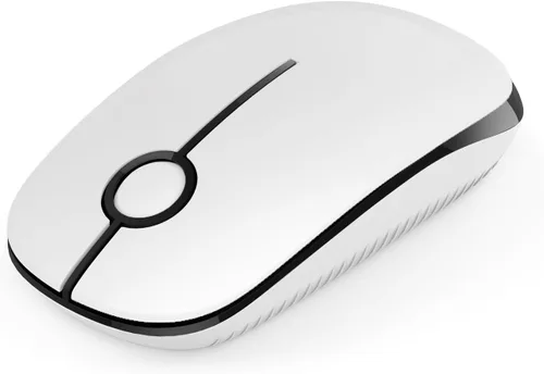 Miniatura 29 de VssoPlor Ratón Inalámbrico 2.4G, Ratón Portátil Delgado para Computadora Portátil con Receptor Nano, Ratón Óptico Silencioso para Notebook, PC