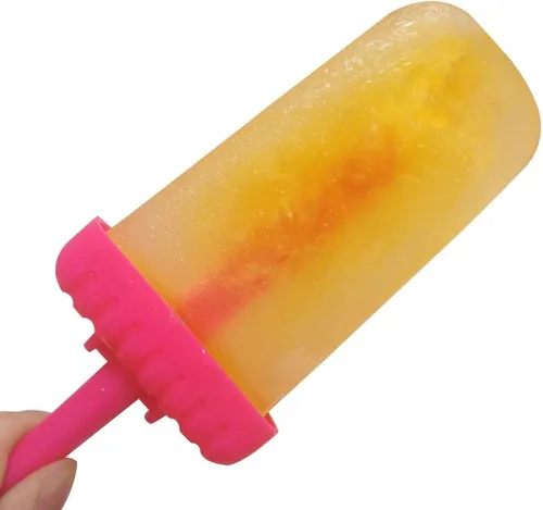 Miniatura 2 de Ozera Moldes para paletas heladas. Juego de 6 moldes para hacer paletas heladas. Incluye embudo de silicona y cepillo de limpieza. Varios colores.