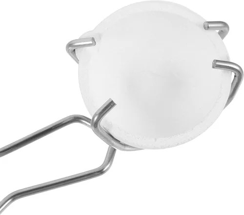 Miniatura 9 de VILLCASE Juego de 3 tazas de plato de crisol de cerámica de fusión pequeñas, pinzas de crisol largo, pinzas de oro y plata, herramientas