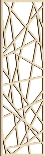 Miniatura 23 de Conway Paneles de pared decorativos de madera con calado, 9 3/8 pulgadas de ancho x 24 3/8 pulgadas de alto x 1/4 de alto, aliso