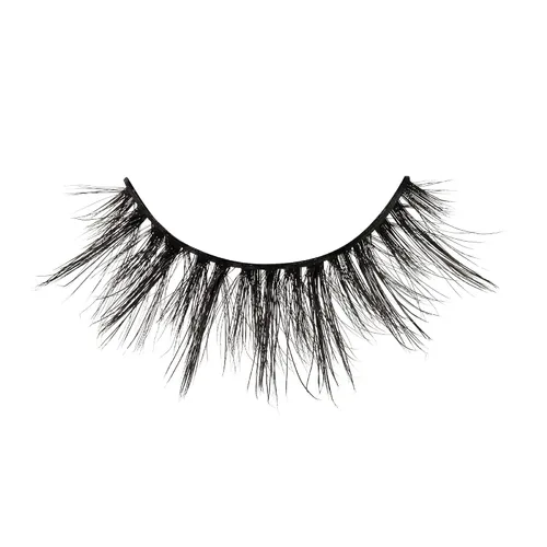 Miniatura 11 de Kiss Pestañas postizas de color negro mate, 0.630 in, incluye 1 par de pestañas, fáciles de aplicar, racimos de pestañas reutilizables