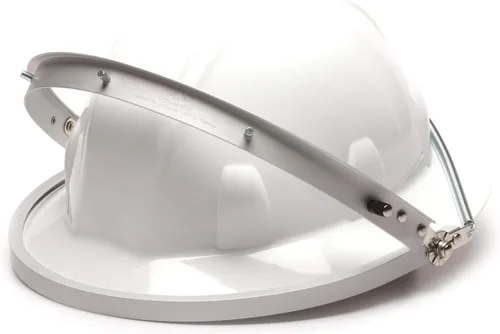 Miniatura 5 de Pyramex - Casco de aluminio con visera completa, adaptador de protector facial