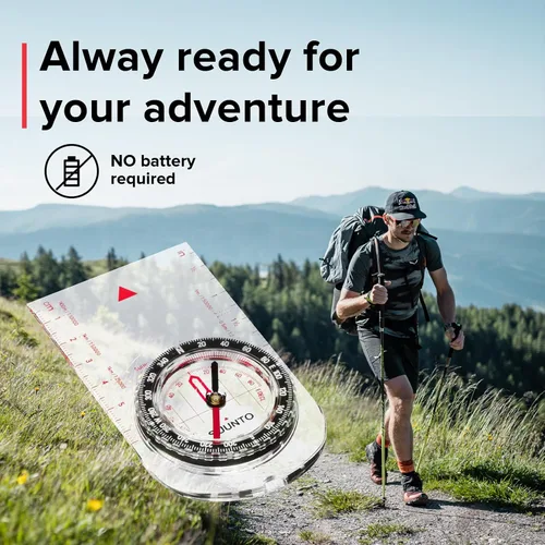 Miniatura 7 de Suunto A-30 Brújula: Brújula compacta para senderismo con marcas luminosas en poca luz