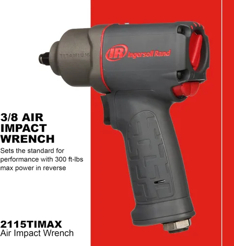 Miniatura 2 de Ingersoll Rand 2115TiMAX - Llave de impacto neumático de 3/8 pulgadas, par de torsión de 300 pies-libras, carcasa de martillo de titanio, retenedor