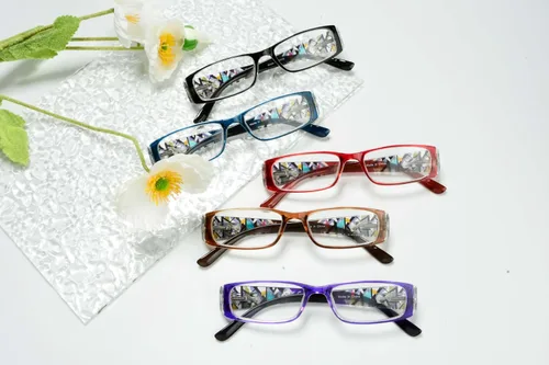 Miniatura 5 de Eyekepper Paquete de 5 lentes de lectura para mujer con bisagras de resorte LookCrystal Aeropittura