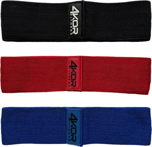 Miniatura 13 de 4KOR Fitness Juego de bandas de resistencia, perfecto para crossfit, yoga, terapia física y construcción de glúteos