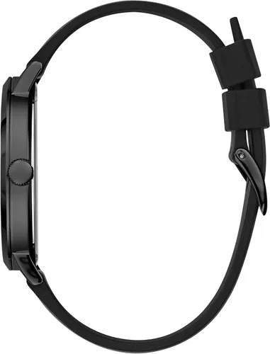 Miniatura 2 de Guess Reloj de los hombres del dial negro del cuarzo de la impresión W1161G2