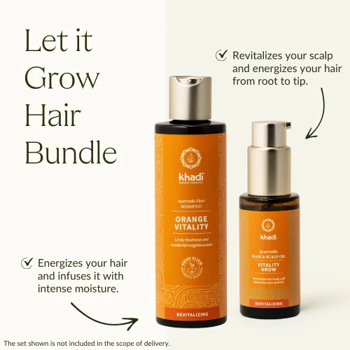 Miniatura 8 de khadi Aceite para el cabello VitalityGrow – Romero para más volumen y crecimiento del cabello – contra la caída del cabello – 100% natural, herbal