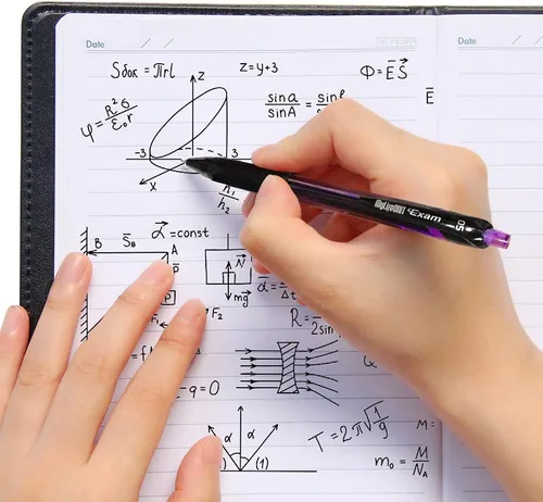 Miniatura 5 de MyLifeUNIT Bolígrafos de gel, bolígrafo de gel negro de punta fina para escritura súper suave, bolígrafos retráctiles de 0.020 in con tinta