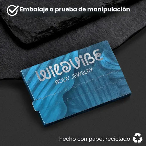 Miniatura 7 de Aretes de nariz transparentes para el trabajo – Anillos de nariz transparentes en forma de L – Anillos de nariz de plástico Bioflex para cirugía