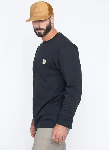 Miniatura 4 de Carhartt - Camisa de ajuste holgado para hombre, pesada, de manga larga y con bolsillo