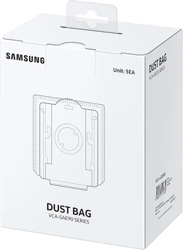 Miniatura 5 de SAMSUNG Bolsas de polvo Clean Station, paquete de 5 bolsas de repuesto para aspiradoras inalámbricas Jet Stick, solución higiénica de limpieza