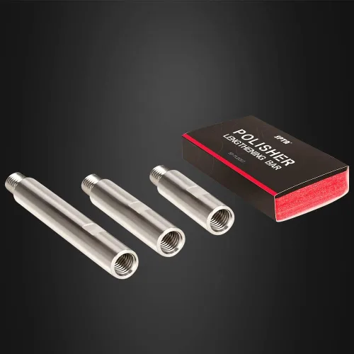 Miniatura 5 de Juego de ejes de extensión giratorios de acero inoxidable SPTA, 75mm, 100mm, 140mm, rosca de 5/8" - 11 Para pulidor rotativo, pulidor