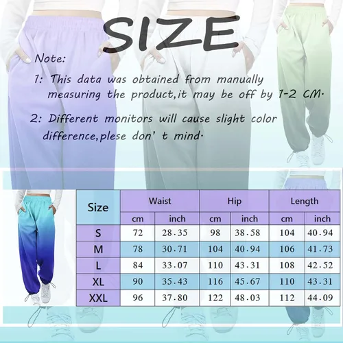 Miniatura 5 de Pantalones deportivos de invierno para mujer, de cintura alta, con cordón ajustable, pantalones de entrenamiento