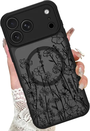 Miniatura 56 de KANGHAR - Funda para iPhone 11 [Compatible con Magsafe] Patrón estampado de leopardo Lindo guepardo Funda protectora magnética para niñas, mujeres
