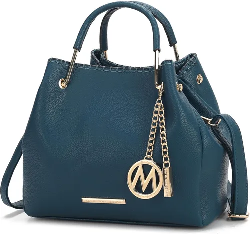 Miniatura 14 de MKF Collection Mia K - Bolso de mano para mujer, de piel vegana, con asa superior, bolso de mano