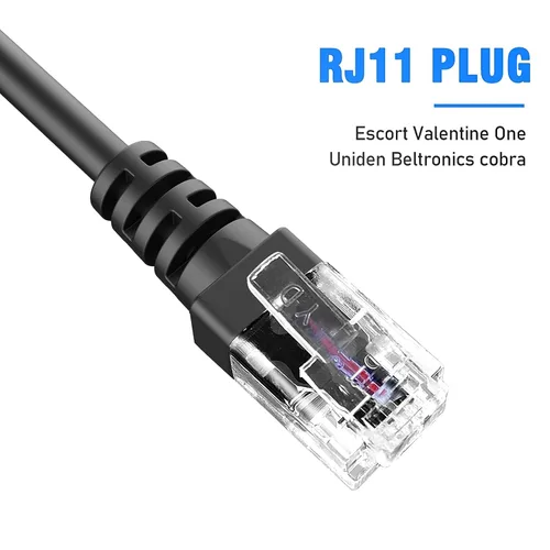 Miniatura 4 de Kit de cableado de radar, kit de cableado de cable directo para Escort Valentine One Uniden Beltronics Cobr Detector de radar conexión rápida Plug