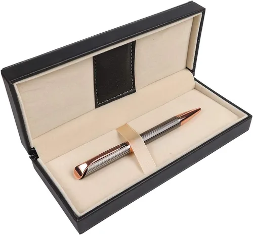 Miniatura 5 de Penneed - Bolígrafo de bola con caja de regalo, bolígrafo metálico para hombres, mujeres, ejecutivos, oficina, suministros escolares, recargable