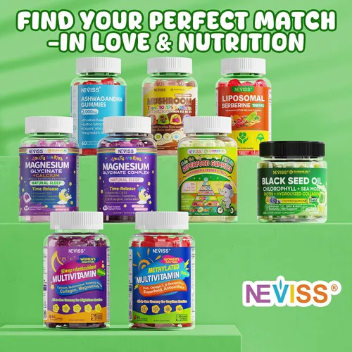 Miniatura 9 de NEVISS Multivitamínico para niños y adolescentes de 4 a 17 años con hierro Omega3 D3K2, Picky Eater Vitamin Super Greens Gomitas, frutas orgánicas