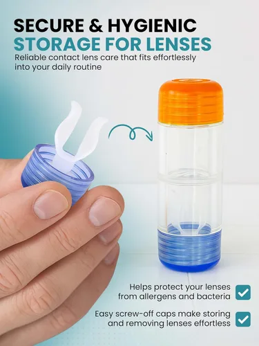 Miniatura 3 de Sports World Vision - Fundas para lentes de contacto de primera calidad para lentes rígidas/RGP, 2