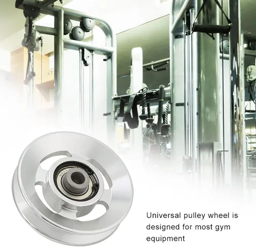 Miniatura 2 de Ejoyous Aluminium Alloy Fitness Cable Pulley Exercise Strength Training Bearing Pulley Wheel