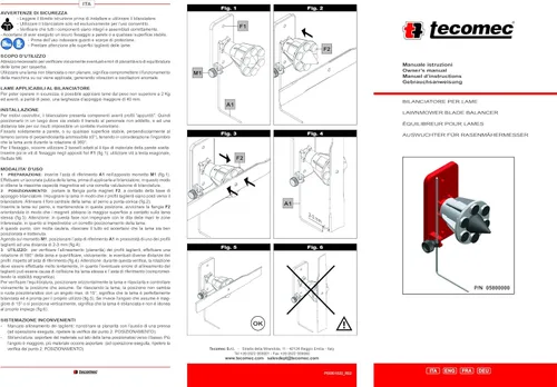 Miniatura 5 de Tecomec Made in Italy Blade Balancer - Soporte magnético de pared