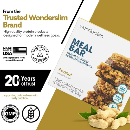 Miniatura 7 de WonderSlim - Barra de proteína nutritiva