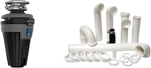 Miniatura 10 de Moen Host Series 3/4 HP - Triturador de basura de alimentación continua con reducción de ruido para fregadero de cocina, incluye cable