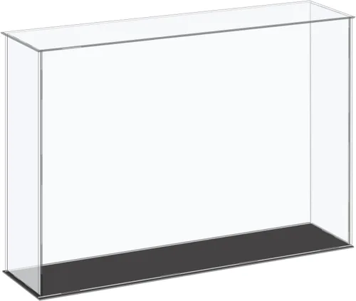 Miniatura 30 de MECCANIXITY Vitrina de Exhibición de Acrílico Caja de Plástico Cubo Caja de Almacenamiento Transparente Pequeña Ensamblable A Prueba de Polvo