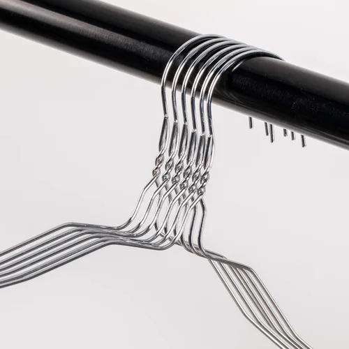 Miniatura 6 de Mr. Pen - Perchas de alambre, paquete de 10, perchas de metal, perchas de alambre para ropa, perchas de alambre para abrigos, perchas de metal, Plata