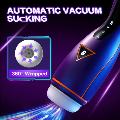 Miniatura 2 de Máquina sexual de succión automática para mamadas, masturbador masculino LED, juguetes sexuales para adultos, calefacción vibratoria, manos libres