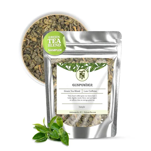 Miniatura 15 de Nelson's Tea - Jazmín de Aladino - Té verde de hojas sueltas - Té verde infundido con jazmín (muestra)