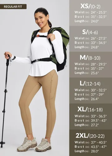 Miniatura 120 de BALEAF - Camisetas de sol de manga larga para mujer, con FPU 50+, para senderismo, ligeras, de secado rápido, protección contra rayos ultravioleta