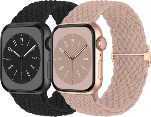 Miniatura 12 de Solo Loop trenzada compatible con Apple Watch Band de 1.496 pulgadas, 1.575 pulgadas, 1.614 pulgadas, 1.654 pulgadas, 1.732 pulgadas, 1.772