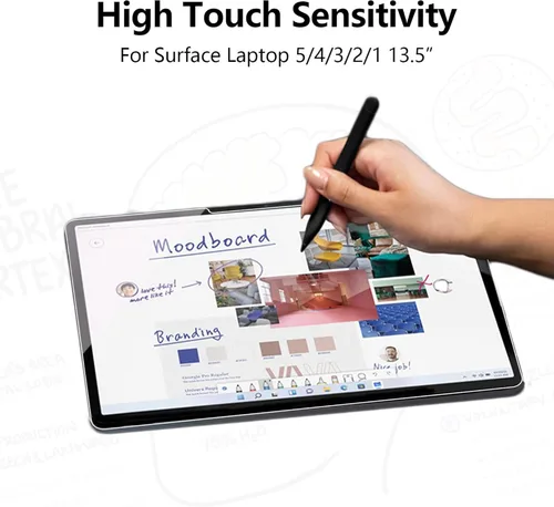 Miniatura 7 de Megoo Protector de pantalla para laptop Microsoft Surface de 13.5 pulgadas, vidrio templado, fácil instalación, pantalla ultra clara