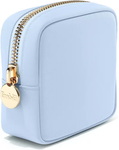 Miniatura 20 de Embla Bolsa de maquillaje de viaje para cosméticos y bolsa de artículos de tocador, bolsa de nailon con cremallera, lindo organizador de maquillaje