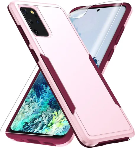 Miniatura 9 de Funda para Galaxy S20 Plus, con protector de pantalla HD [prueba de caídas de grado militar] Funda protectora resistente a prueba de golpes