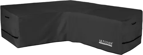 Miniatura 24 de ULTCOVER Funda impermeable para sofá de patio en forma de L y orientación derecha, para muebles modulares de 6 plazas, 110 pulgadas de ancho marrón