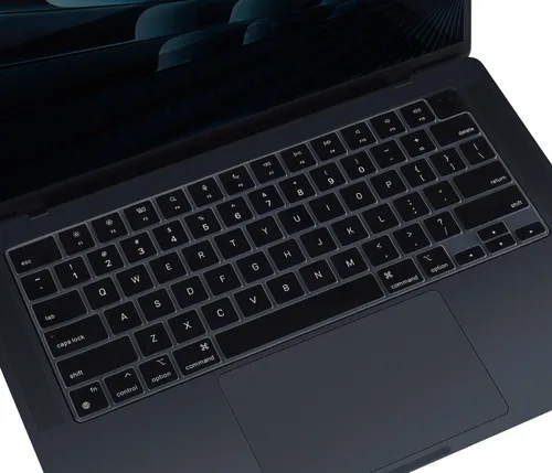 Miniatura 18 de Funda de teclado coreano para Apple MacBook Air 2025 2024 2023 con chip M4 M3 M2 de 15.3 pulgadas A3241 A3114 A2941, MacBook Air de 13.6 pulgadas