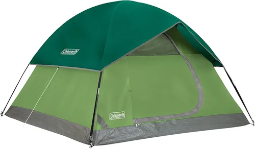 Miniatura 15 de Tienda de campaña Coleman Sundome con toldo contra lluvia, juego de tiendas para 2/3/4/6 personas, se monta en 10 minutos, refugio a prueba de clima