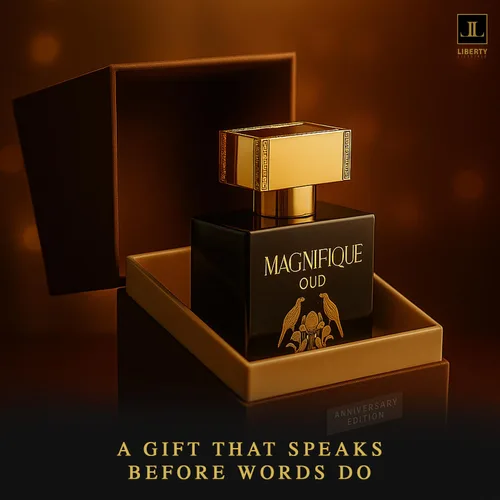 Miniatura 2 de Liberty Oud Eau de Parfum para hombre, 3.4 onzas, edición de aniversario Magnifique, perfume de lujo Oud, regalo premium para hombres, frescura