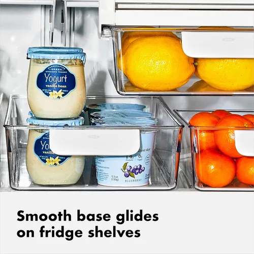 Miniatura 5 de OXO Good Grips - Contenedor de organización para nevera, 5 x 14 pulgadas, para tazas de yogur, productos pequeños, contenedores de bayas y más