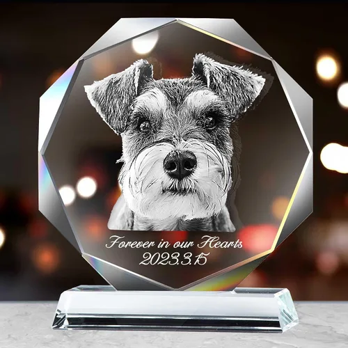 Miniatura 8 de Marco de fotos de cristal para mascotas, regalos conmemorativos para perros por pérdida de perro, regalos conmemorativos de mascotas para gatos
