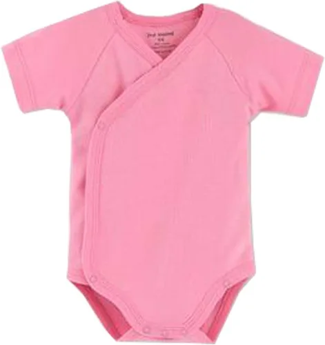Miniatura 4 de Conjunto de canastilla para bebés y niñas de manga corta de algodón con cierre lateral para bebé