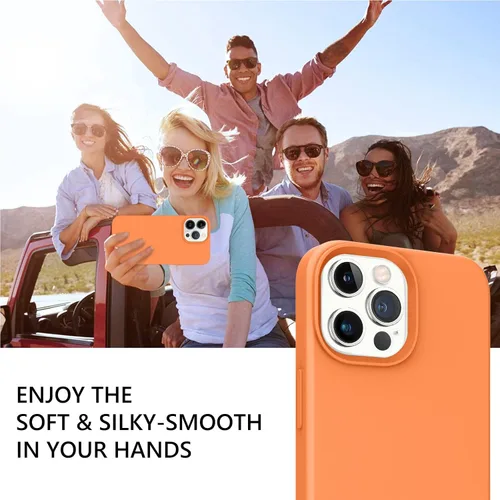 Miniatura 57 de GUAGUA Funda compatible con iPhone 17 Pro Max de 6.9 pulgadas, silicona líquida, goma de gel suave, delgada, forro de microfibra delgada